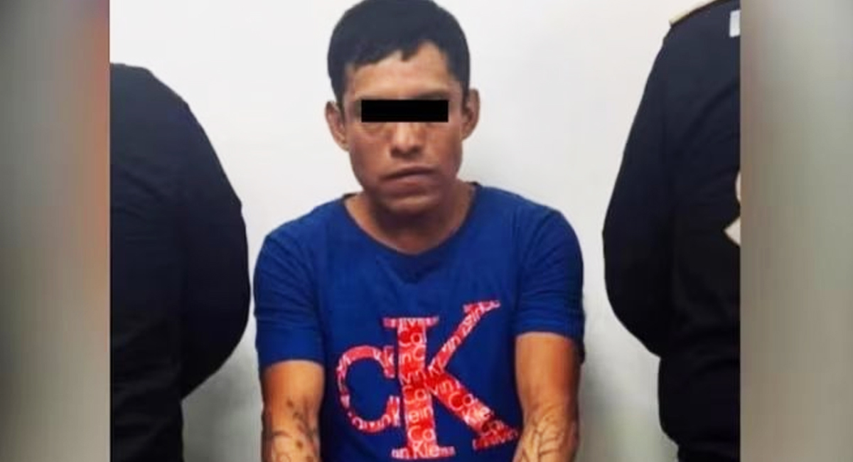 El hombre detenido por diversos delitos, Melitón Mateo Quirino