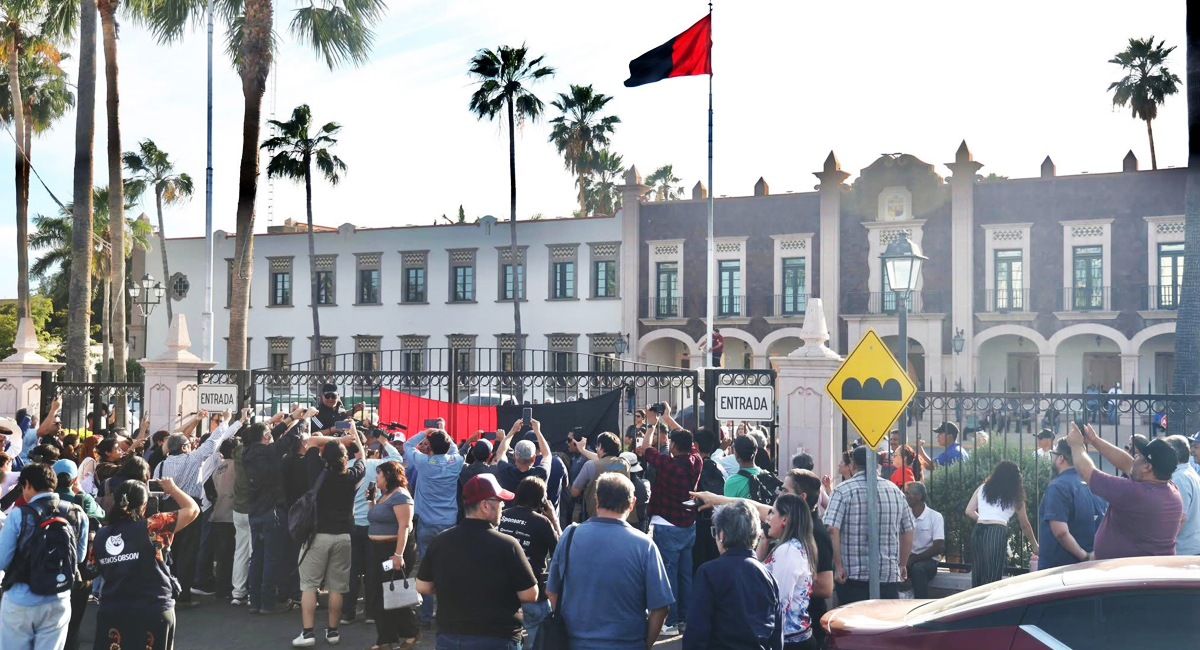 Durante la huelga, la instalaciones de la Unison fueron cerradas