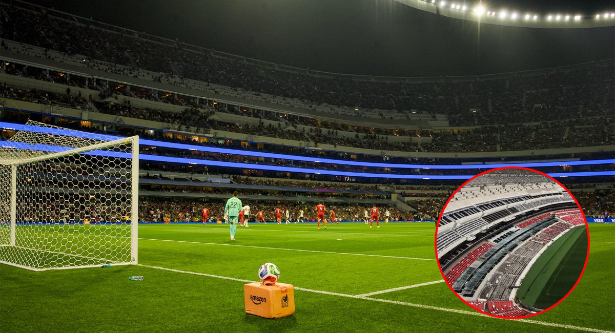 Una sección de butacas dentro del Estadio Banorte fue retirada de cara al Mundial 2026