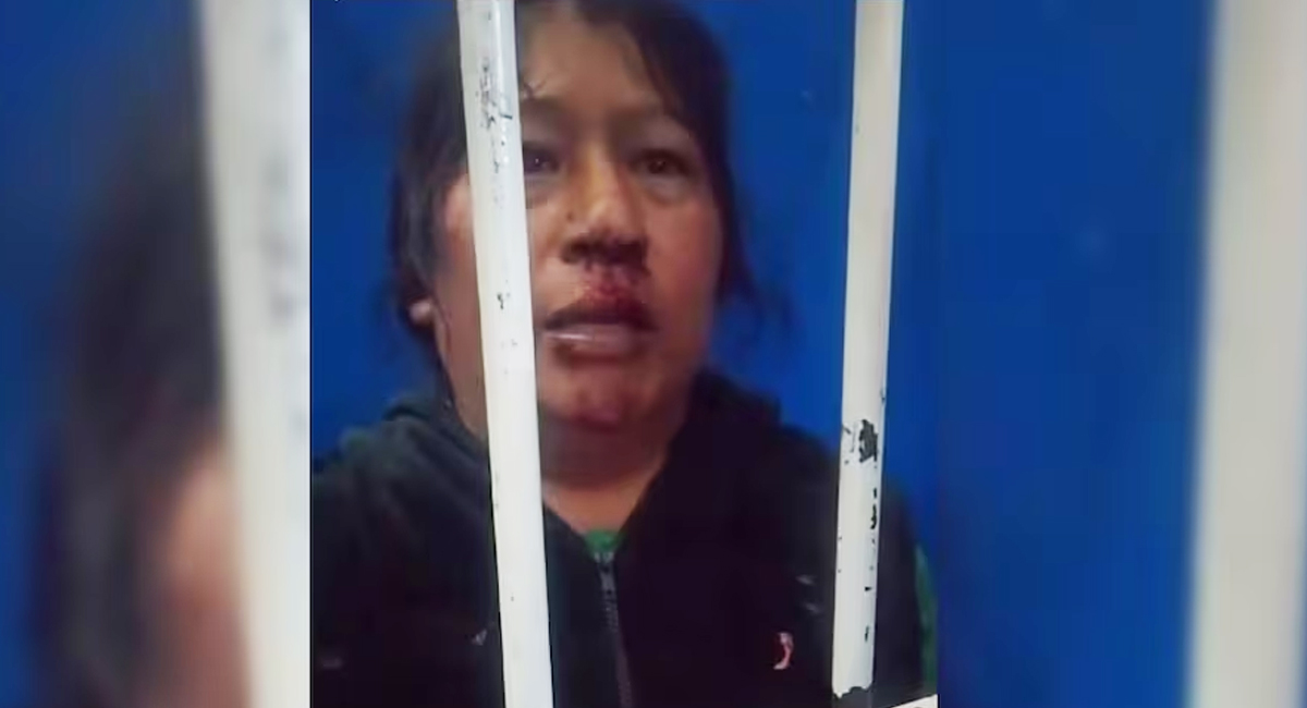 La señora Octavia aseguró que fue golpeada y despojada de su mercancía