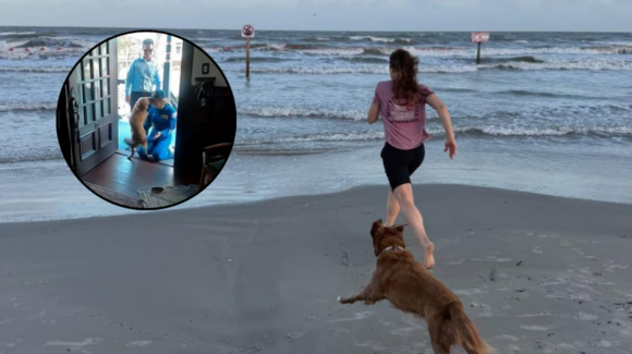 VIDEO: Se viraliza el reencuentro de la astronauta de Artemis II Christina Koch con su perrita