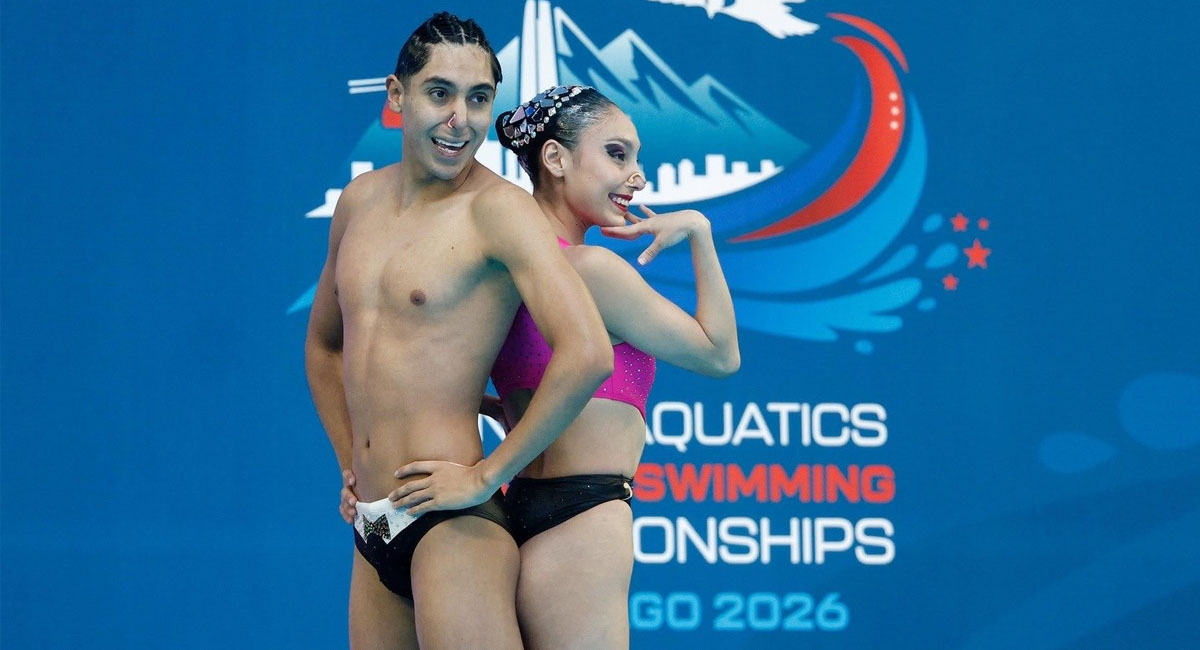 Diego y Nayeli iniciaron la conquista de medallas con su presea dorada