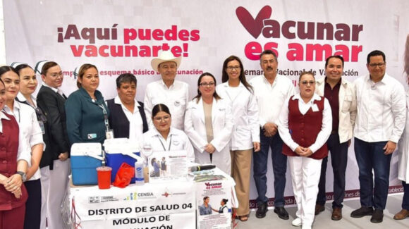 Gobernador Durazo arranca en Cajeme la Semana Nacional de Vacunación con jornadas de salud preventiva