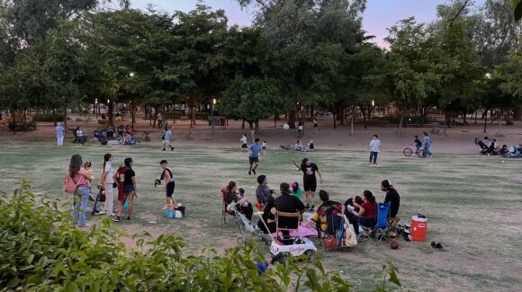 Parque Madero se convierte en atractiva área recreativa para las familias de Hermosillo