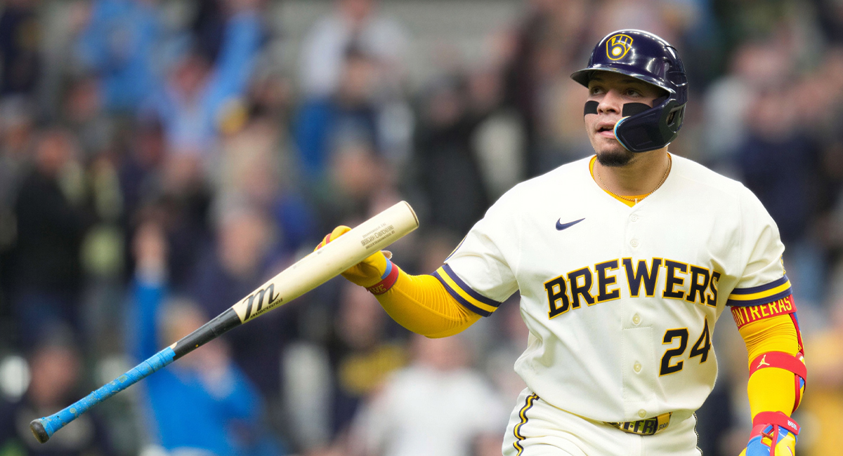 William Contreras tuvo jornada de cuatro producidas para los Brewers en su contundente triunfo sobre Arizona