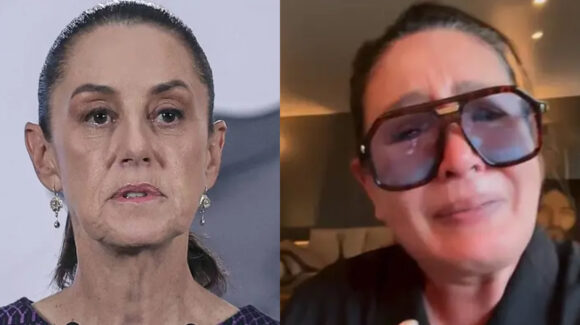 Yolanda Andrade aparece entre llantos y exige a Claudia Sheinbaum respuestas a caso Las Quintas en Culiacán
