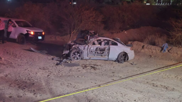Fallecen tres personas en accidente de auto en ‘La Atravesada’, en el valle de Empalme