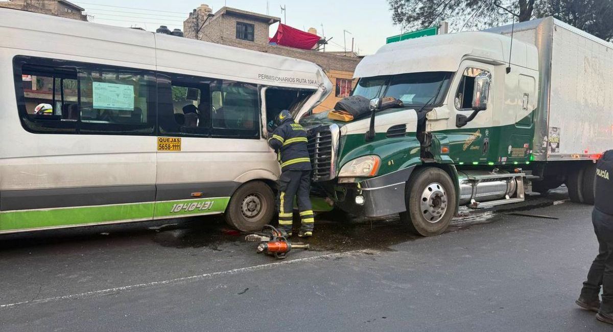 Accidente este Jueves Santo moviliza a las autoridades en CDMX