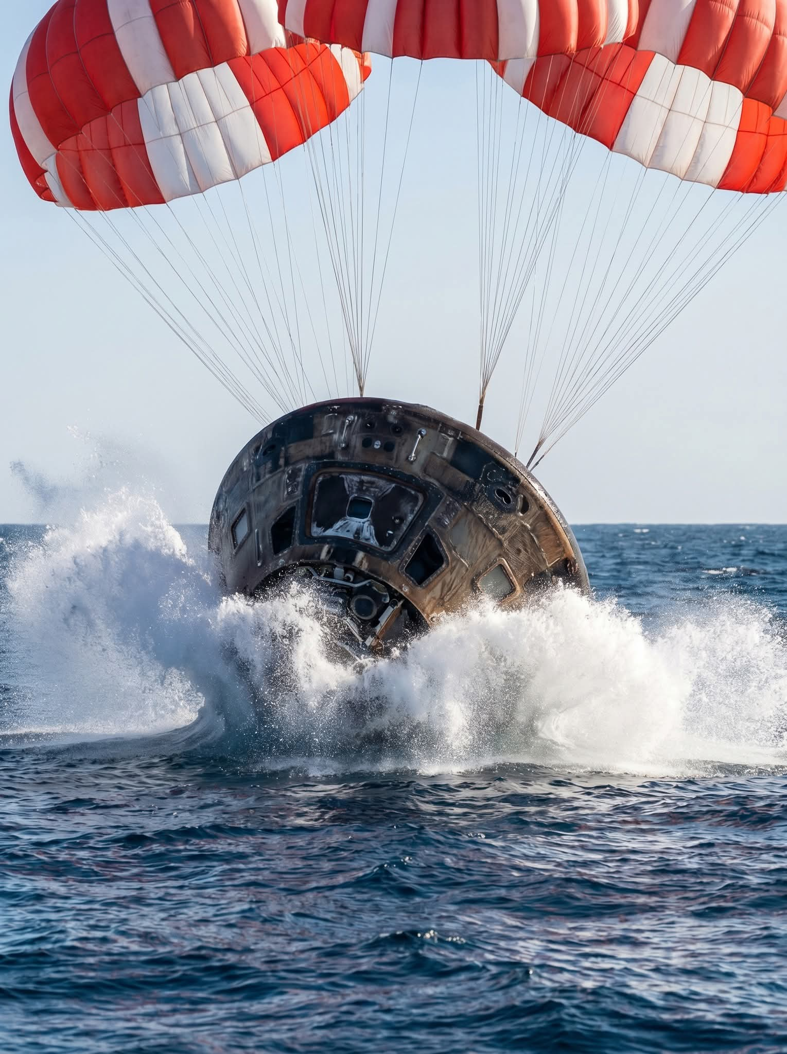 Así se vivió el aterrizaje de los astronautas de la cápsula Orión de la Misión Artemis II