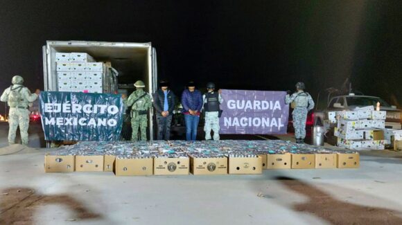 Golpe al narco en Sonora bajo estrategia de Durazo: Caen dos hombres con casi 2 toneladas de cocaína en SLRC