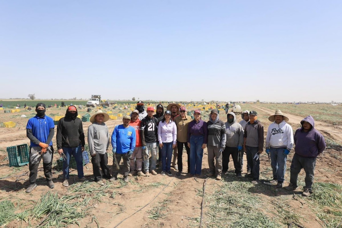 Durazo y Celida López reafirman apoyo al campo en San Luis Río Colorado