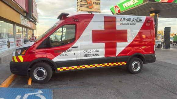 Recibe Cruz Roja Empalme una nueva y bien equipada ambulancia