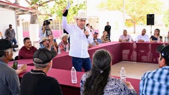 Durazo reitera su compromiso con productores agrícolas y el Fuerte Mayo; asegura agua para el campo