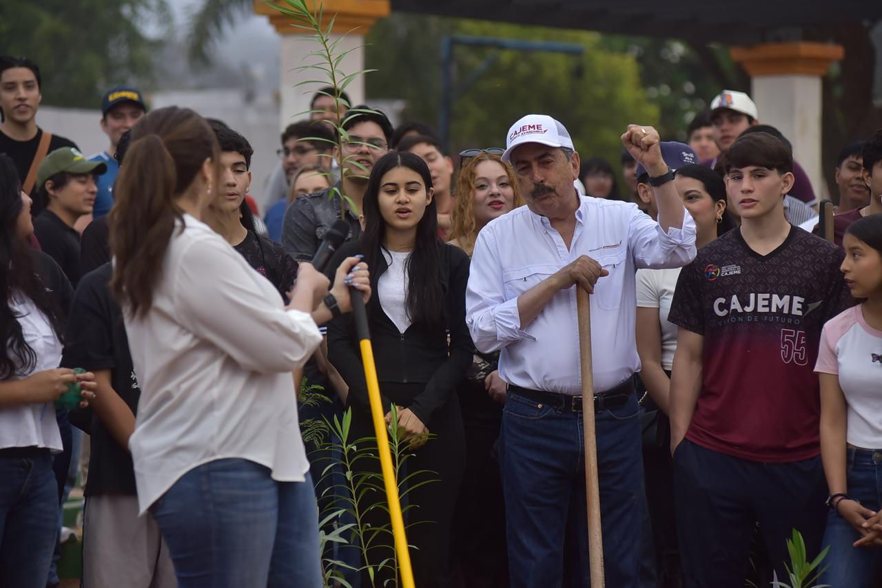 Cajeme se suma a 'Tequios por la Tierra 2026' con participación de cientos de jóvenes