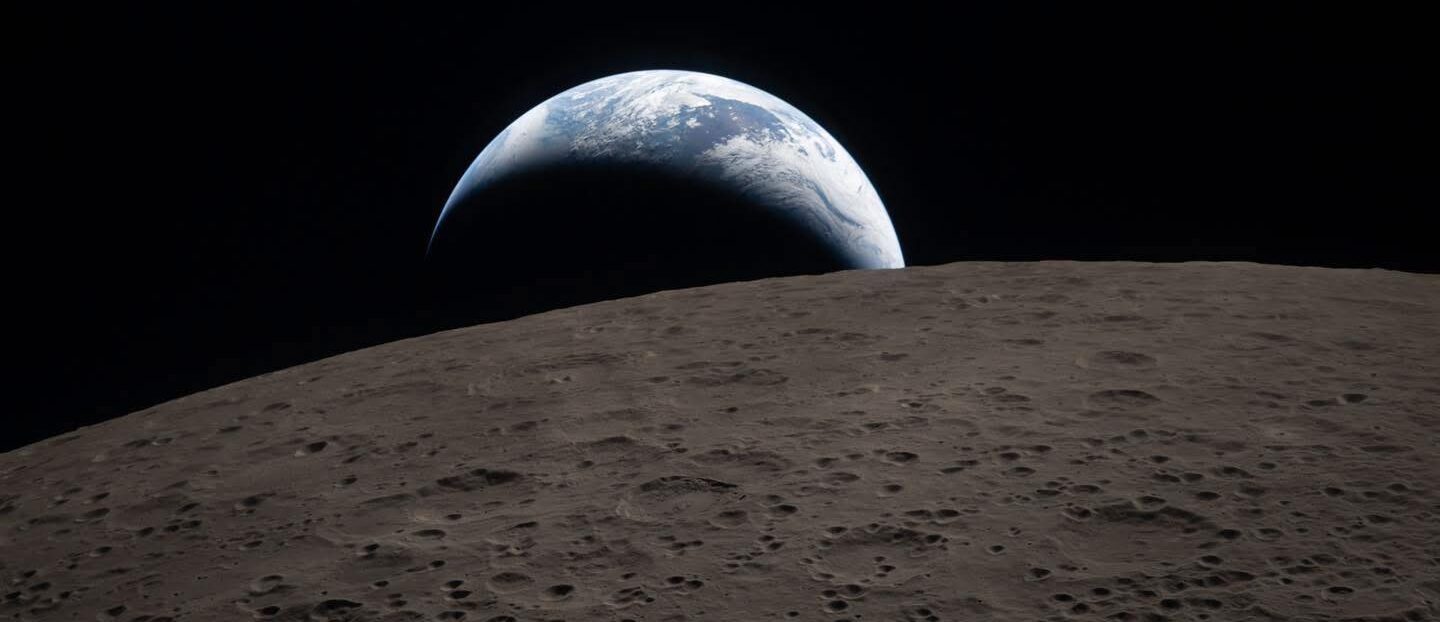 La NASA comparte impresionantes imágenes del lado oscuro de la Luna