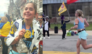 La cajemense Carolina Ayala termina en el top 3 nacional del histórico Maratón de Boston