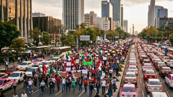 Marchas en CDMX HOY 16 de abril: Los BLOQUEOS y movilizaciones que afectarán el tráfico