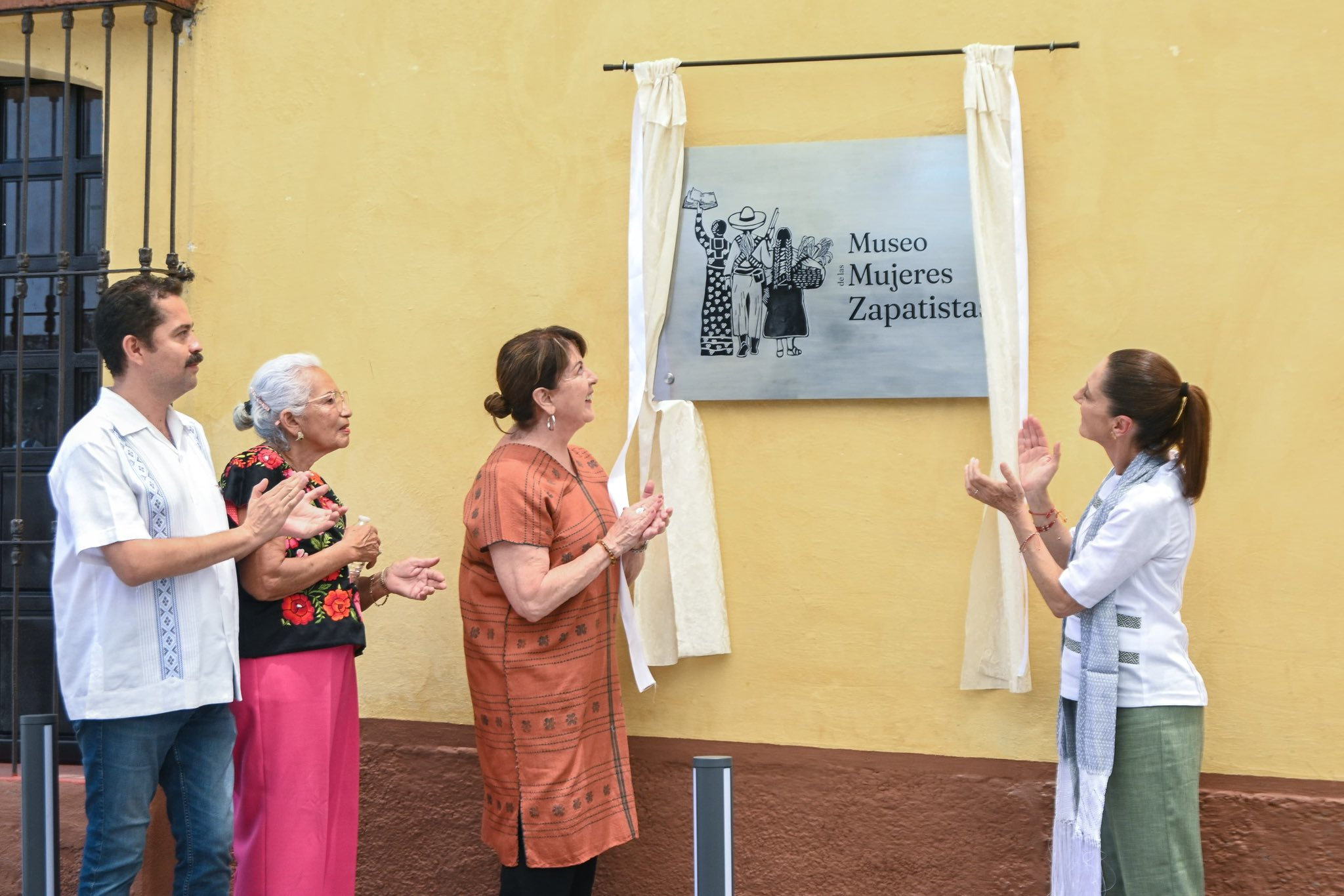 Inaugura Claudia Sheinbaum el Museo de las Mujeres Zapatistas en Ayala, Morelos