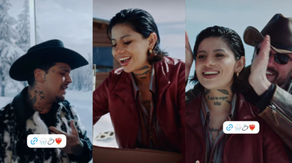 Christian Nodal estrena nuevo video y las redes señalan el parecido de la modelo con Cazzu