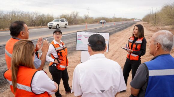 Paulina Ocaña destaca impacto económico y social de la carretera Hermosillo-Bahía de Kino