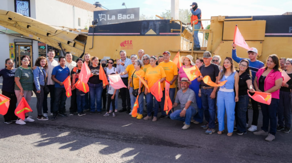 Arranca Toño Astiazarán recarpeteo de la calle Reforma en sector Norte de Hermosillo