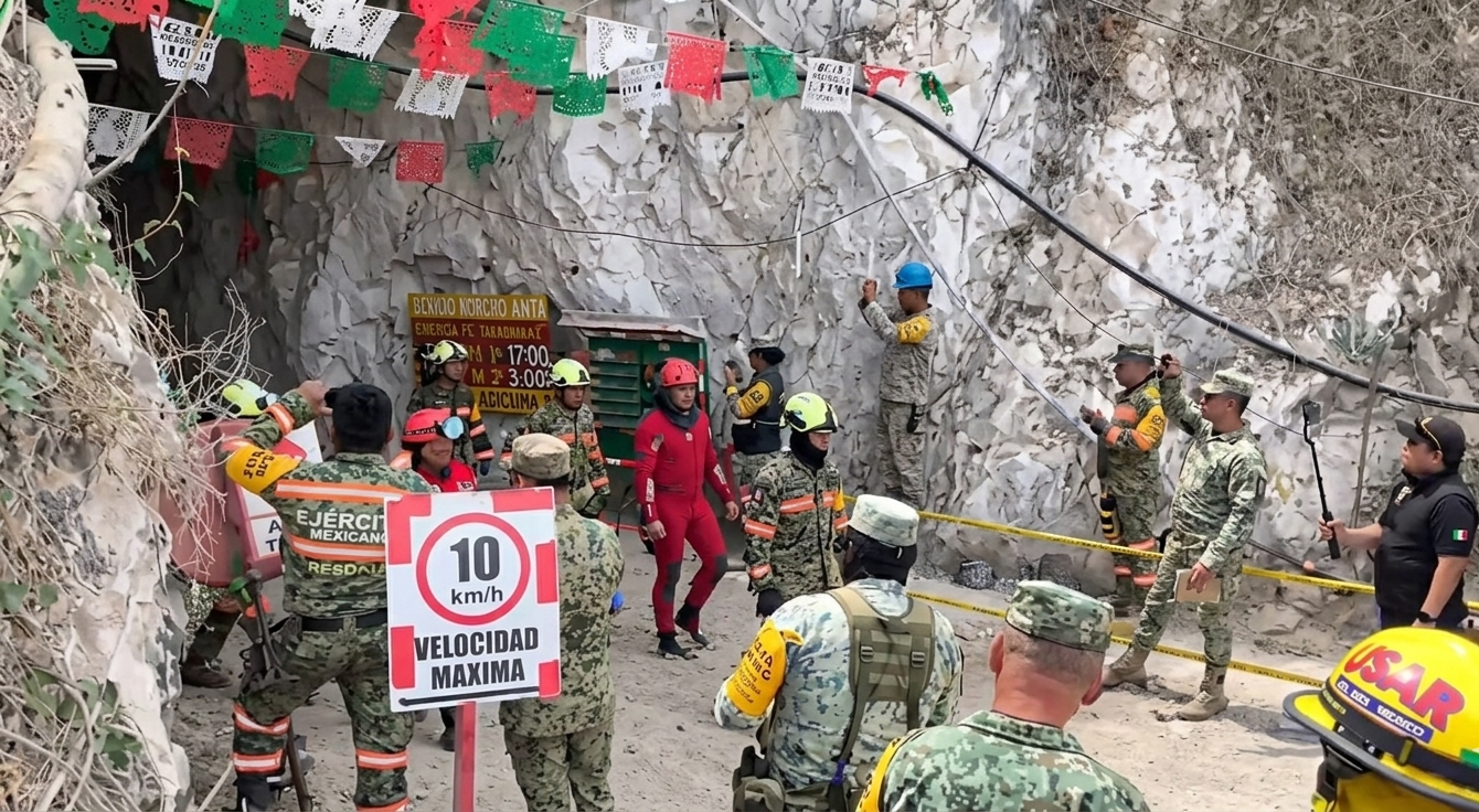 Así se vivió el rescate del minero que sobrevivió 14 días atrapado por el derrumbe en El Rosario, Sinaloa
