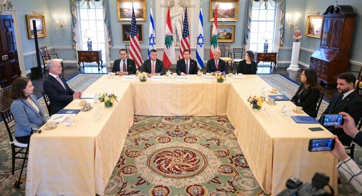 Israel y Líbano acuerdan iniciar negociaciones directas tras reunión en Washington, Estados Unidos