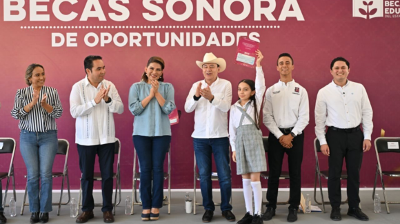 Disminuye deserción escolar en Sonora un 13 por ciento con programa de becas de Durazo