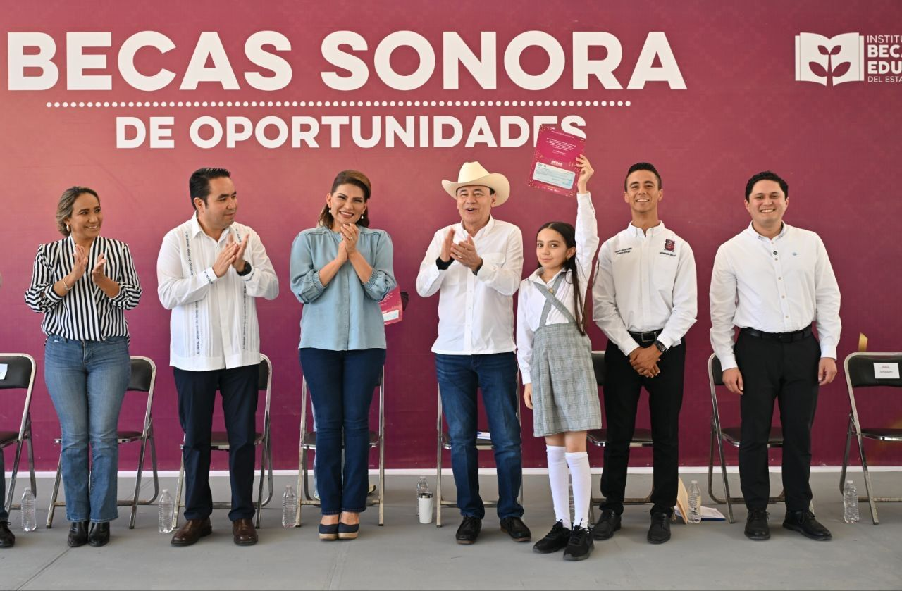Disminuye deserción escolar en Sonora un 13 por ciento con programa de becas de Durazo