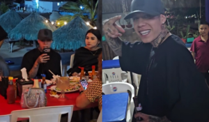 Santa Fe Klan y Camila Zamorano disfrutan Bahía de Kino y conviven con lugareños