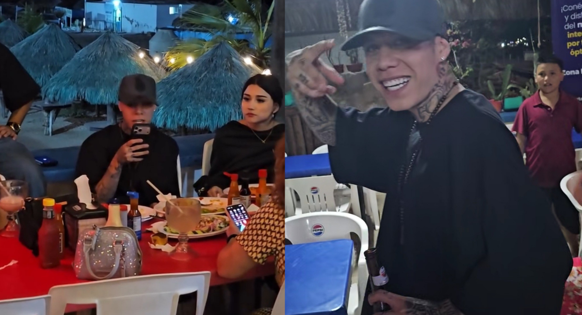 Santa Fe Klan y Camila Zamorano disfrutan Bahía de Kino y conviven con lugareños