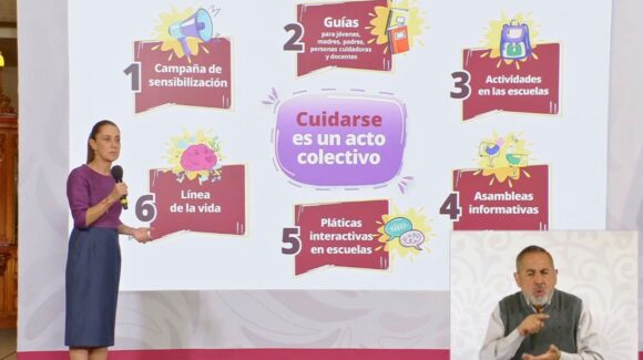 Sheinbaum presenta ‘ABC de las Emociones’, el programa para atender salud mental de jóvenes
