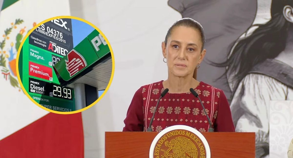 Precio del diésel se ajustará a 27 pesos desde la próxima semana: Sheinbaum