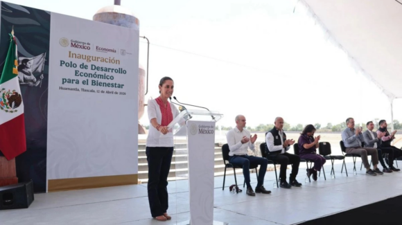 Claudia Sheinbaum inaugura el primer Polo de Desarrollo Económico en Tlaxcala