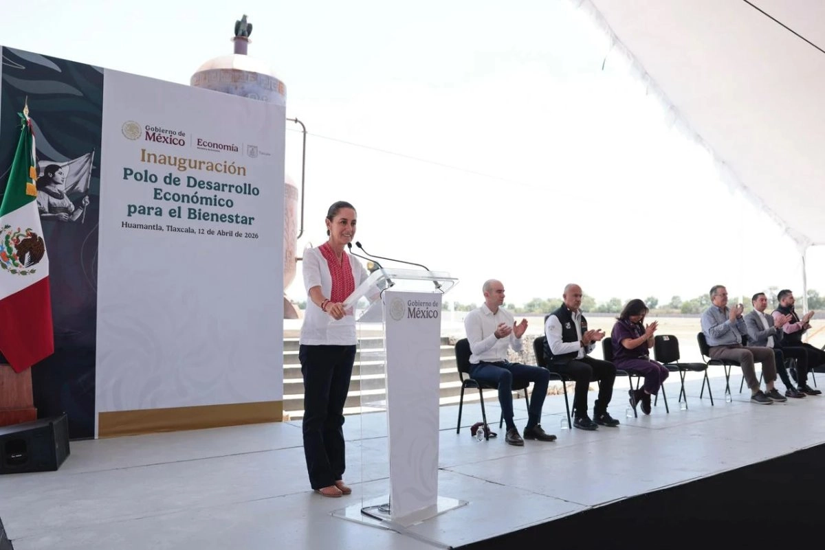 Claudia Sheinbaum inaugura el primer Polo de Desarrollo Económico en Tlaxcala