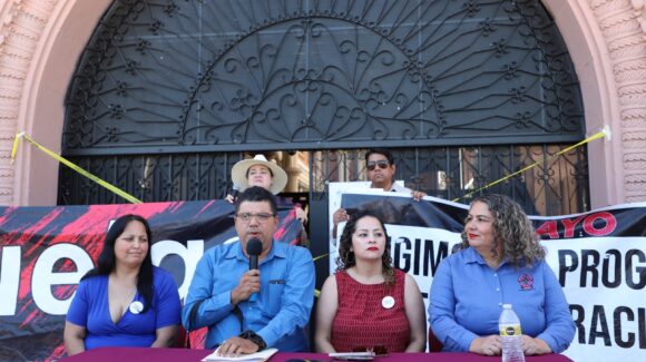 Staus realiza toma simbólica del Poder Judicial en Sonora por conflicto salarial