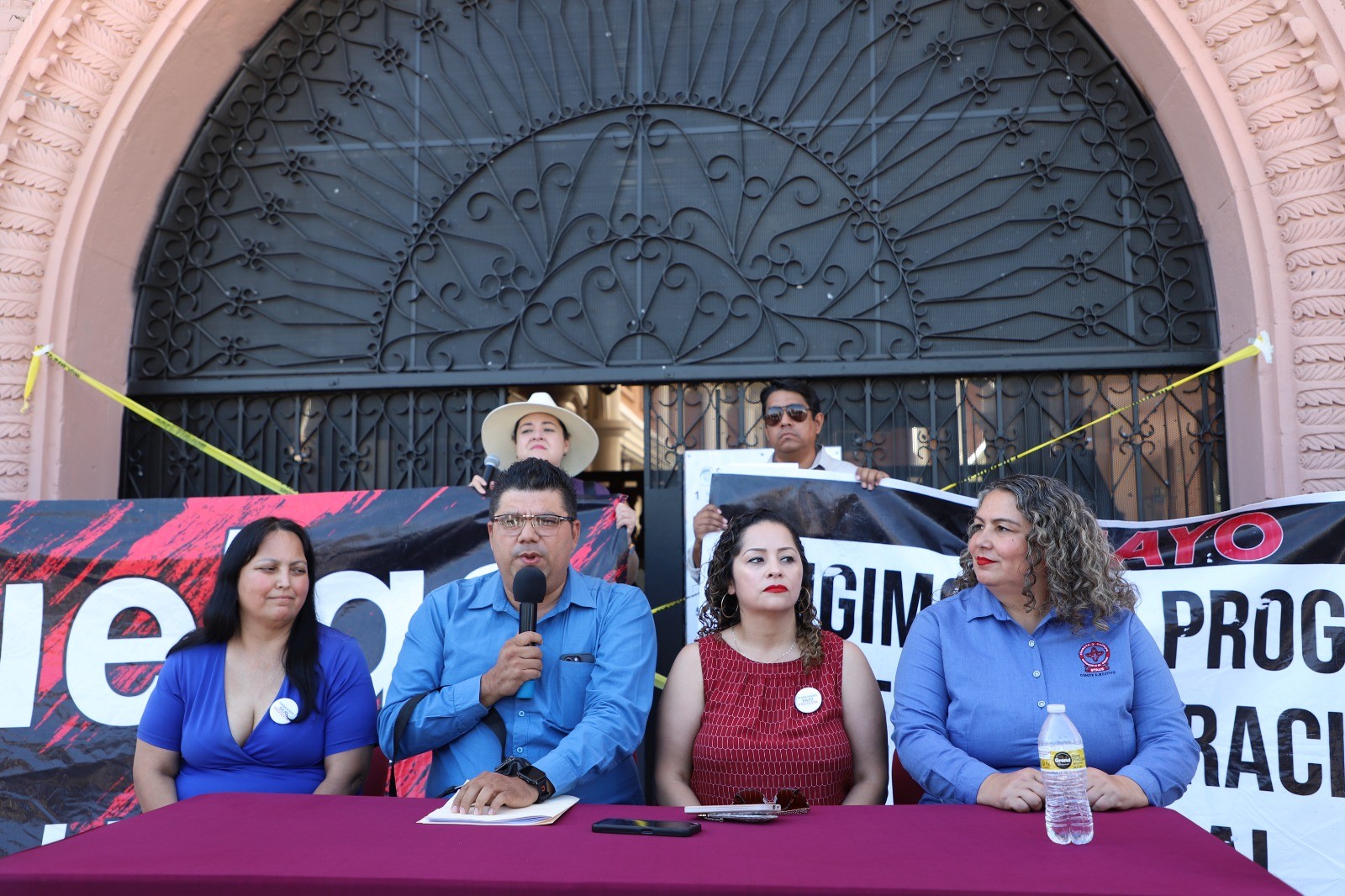 Staus realiza toma simbólica del Poder Judicial en Sonora por conflicto salarial