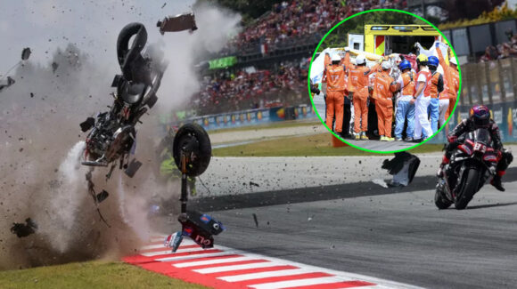 MotoGP vive escalofriante choque en Cataluña; Álex Márquez termina hospitalizado con varias fracturas