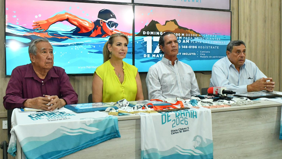 Ayuntamiento de Hermosillo hace invitación para inscribirse al Cruce de Bahía Alcatraz Kino 2026