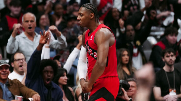 De película; con un triple ganador de Barrett en la prórroga, Raptors fuerzan el séptimo partido
