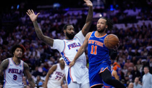 Brunson y compañía sentencian el encuentro y los Knicks alistan la escoba ante los 76ers
