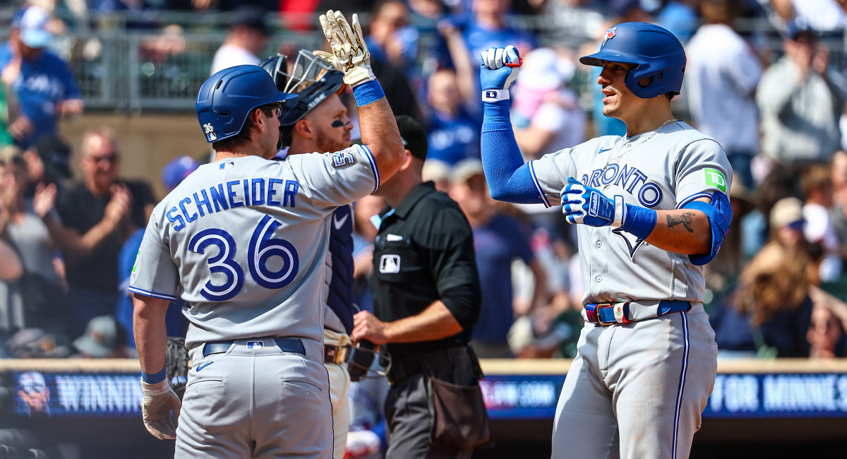 Brandon Valenzuela se despachó con un cuadrangular de tres anotaciones en la victoria de los Blue Jays ante Minnesota