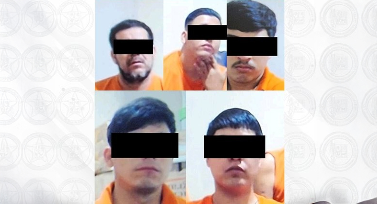 Guillermo de Jesús 'N', César Jesús 'N', Martín Guadalupe 'N', Emmanuel 'N' y José Luis 'N'