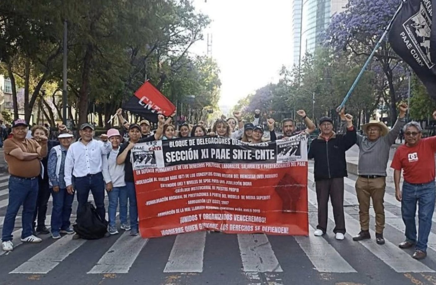 No habrá festejos, CNTE anuncia nueva marcha para el 15 de mayo en Ciudad de México.