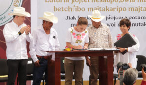 Sheinbaum firma nuevo decreto de restitución territorial para el pueblo Yaqui
