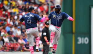 Junior Caminero se vuela la barda y Tampa Bay asegura la serie ante los Red Sox