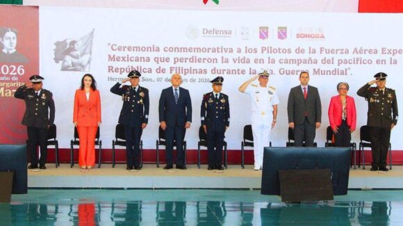 Conmemoran en Hermosillo a los pilotos del Escuadrón 201 caídos en la Segunda Guerra Mundial