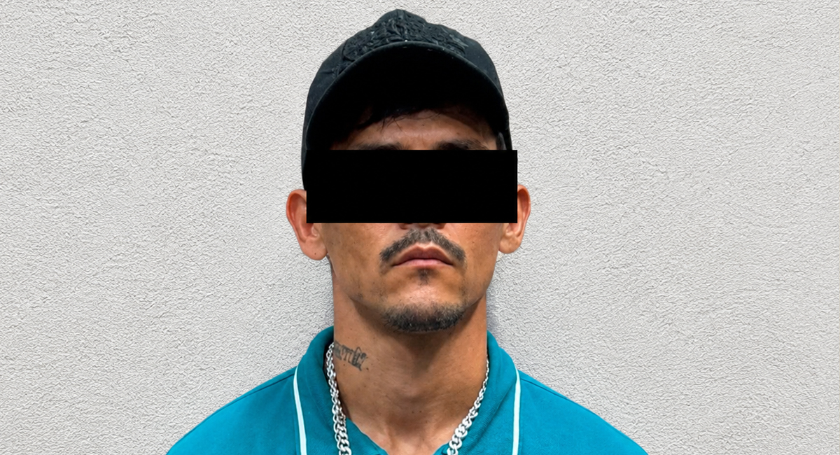 El hombre detenido, David Eduardo 'N', de 30 años de edad