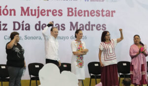 Desde Ciudad Obregón, Claudia Sheinbaum reconoce a las mujeres como pieza fundamental de la sociedad