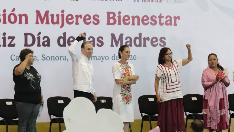 Desde Ciudad Obregón, Claudia Sheinbaum reconoce a las mujeres como pieza fundamental de la sociedad